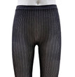 Bright Silk Small Mesh Black Silk Stockings Vertical Pattern Pantyhose