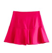 Women's Summer Bowknot Decoration Lotus Leaf Skirt
