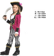 Halloween children's pirate costume