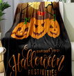 Halloween Christmas Party Party Party Decoration Flannel Blanket
