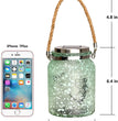 Solar Mason Jar Fairy Light Halloween Frosted Bottle