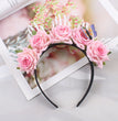 Halloween Simulation Rose Skull Hand Headband