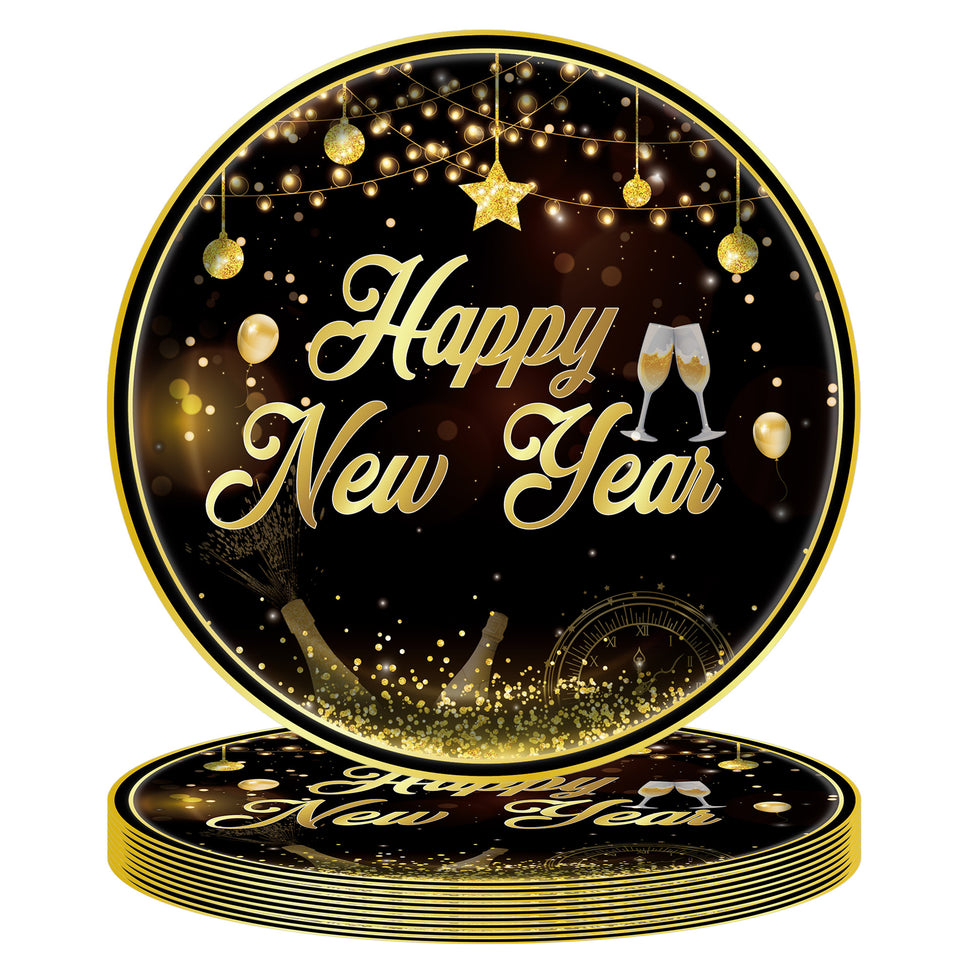 2024 New Year Theme Party Tableware Suit