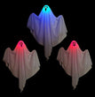 New Halloween White Ghost Pendant Three-color Fade