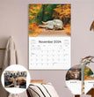 Cat Paper Calendar Interesting 2024