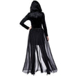 Halloween Zombie Witch Costume Dark Vampire Cape