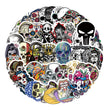 Halloween Symphony Scary Skull Sticker