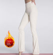 Fleece-lined Yoga Bootleg Pants High Waist Hip Lift Outdoor