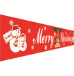 Christmas decorations Christmas couplets curtains Christmas banners pull flags Christmas curtains hanging flags window pendants