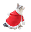 Cute Dog Cat Costume Christmas Cloak Halloween Disguise Cat
