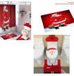 Merry Christmas Bathroom Curtain Santa Claus Toilet Seat Christmas Decorations