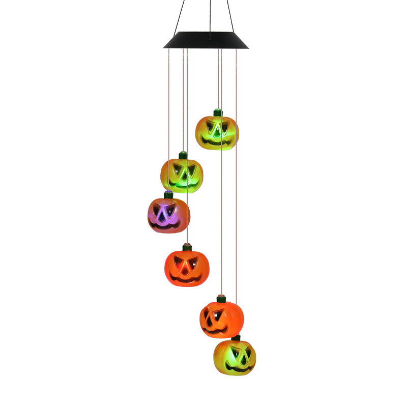 Halloween Decoration Led Solar Wind Chime Lamp