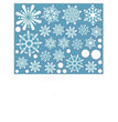 Static glass window Christmas and New Year glass stickers