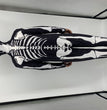 Halloween Carnival Skeleton Zipper Hooded One-piece