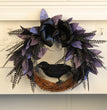 Halloween Bowknot Crow Garland Door Hanging