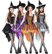 Halloween Costume Mesh Camisole Witch Multi-color Party Gathering Performance Costume