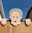 Christmas Themed Fence Garden Top Decoration