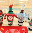 Knitted Christmas Bottle Set