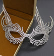 Half Face Mask With Rhinestone For Halloween Party