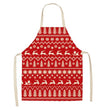 Cotton linen creative Christmas apron