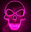 Halloween Skeleton Mask LED Glow Scary Mask