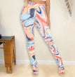 High Waist Irregular Pleated Women's Trousers