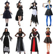 Male and female adult bride and groom Halloween costumes