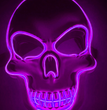 Halloween Skeleton Mask LED Glow Scary Mask