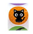 8 Kinds Of Cartoon Spider Bat Hat Halloween Stickers Tags