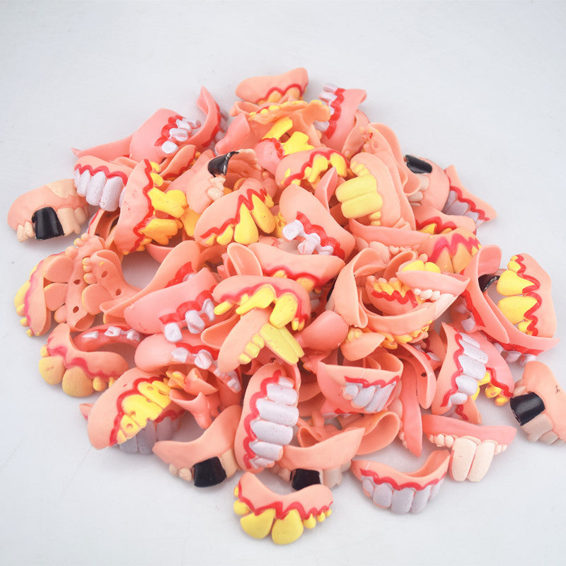 Fashion Simple Halloween Weird Fake Teeth Toys