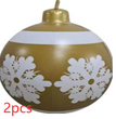 Christmas Ornament Ball Outdoor Pvc 60CM Inflatable Decorated Ball PVC Giant Big Large Balls Xmas Tree Decorations Toy Ball