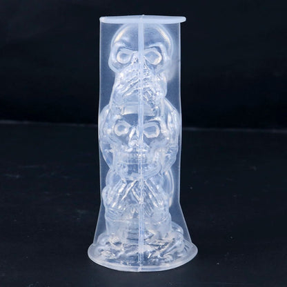 Halloween Pumpkin Skull Silicone Candle Mould