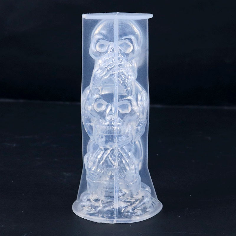 Halloween Pumpkin Skull Silicone Candle Mould