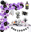 Scene Layout Latex Aluminum Film Combination Halloween Balloon Chain