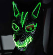 New Halloween LED Streamer Full Face Masks For Men And Women