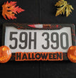Halloween Personality Myers License Plate Frame