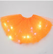 Magical & Luminous  LED Princess Halloween Tutu Skirt Sequins Shiny Skirt