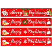 Christmas decorations Christmas couplets curtains Christmas banners pull flags Christmas curtains hanging flags window pendants