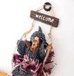 Halloween Flying Broomstick Witch Pendant