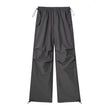 French Elastic Drawstring Fashion All-match Parachute Jogging Casual Trousers
