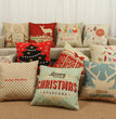 Christmas elk pillowcase