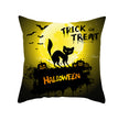 Halloween new pumpkin black cat pillowcase