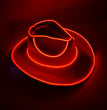 Halloween Carnival Party LED Wireless Fluorescent Colorful Cowboy Flashing Hat