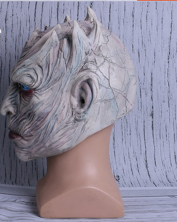 Ghost Night King Mask Horror Face Halloween Haunted House Hood Props