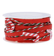Decorations Red Five-pointed Star Ribbon Bow Christmas Pendant