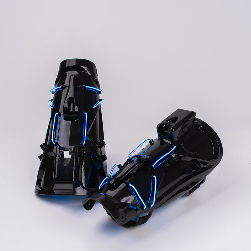 Luminous Black Manipulator Armor Wrist Guard Arm Guard