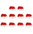 10PcsLot Paper Red Christmas Hat Wine Champagne Tipple Cup Card Christmas Party Table Decor DIY Decorations For Home