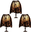 Halloween Lampshade Black Lace Spider Mesh