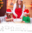 Christmas Cookie Mold Christmas Decorations For Make a  Cookie House