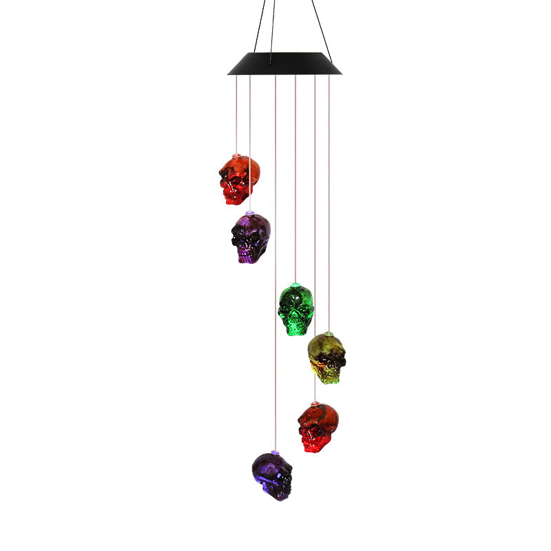 Halloween Decoration Led Solar Wind Chime Lamp